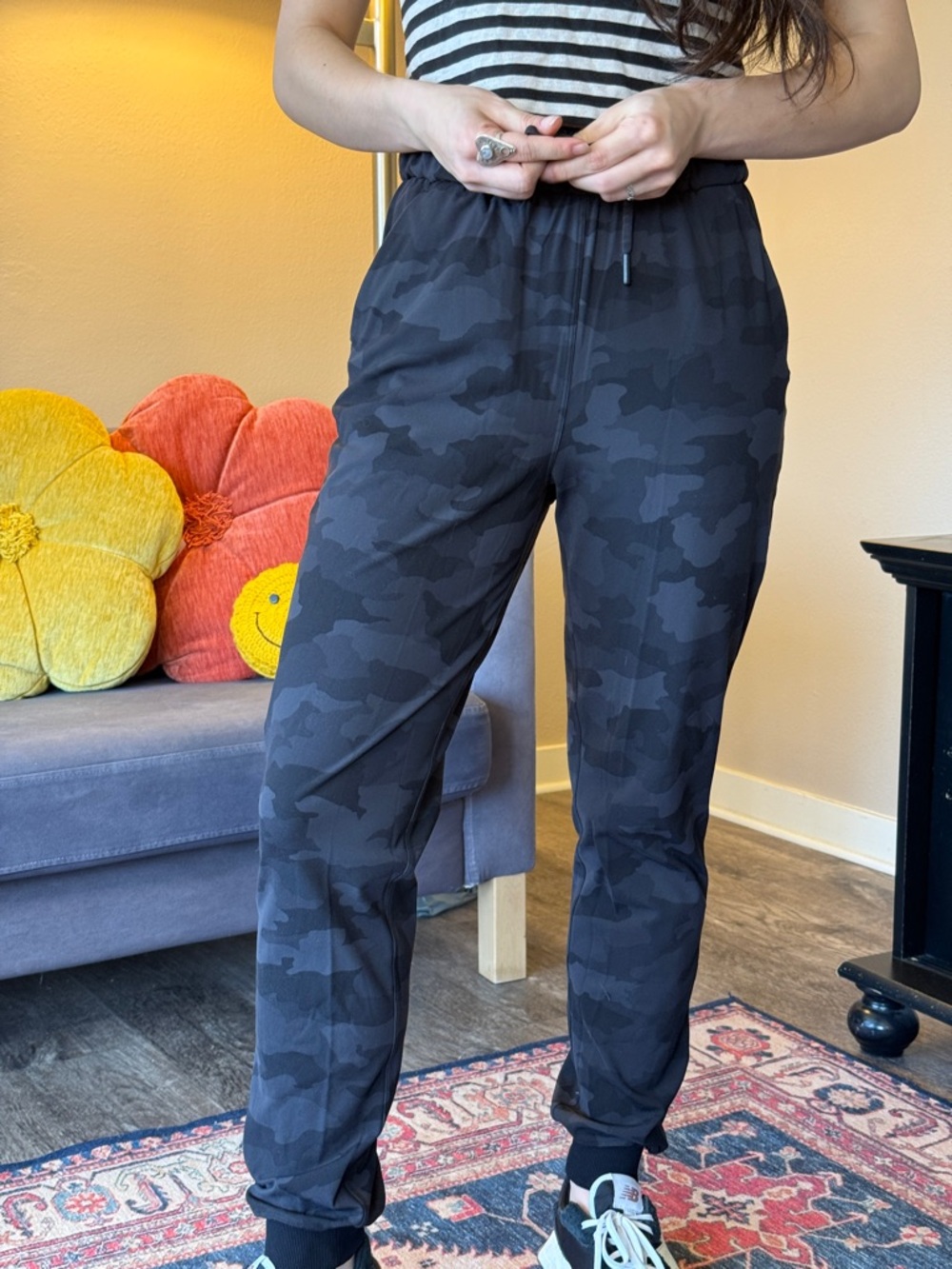 Lululemon Women’s Black Camo Jogger Pants